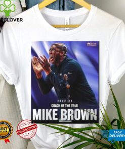Official 2022 23 Coach Of The Year Mike Brown Tee