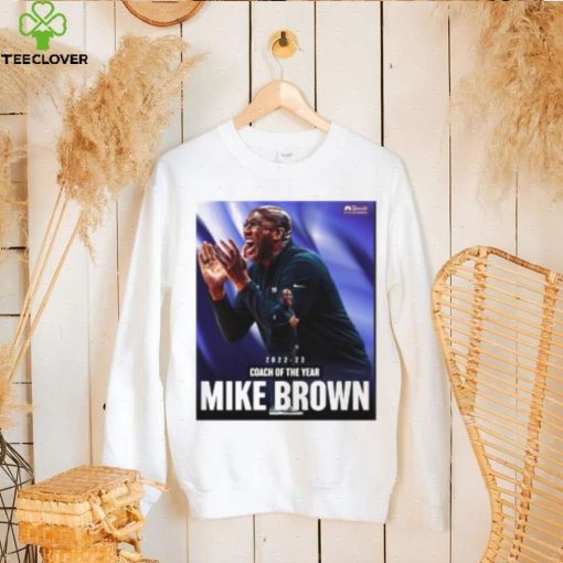 Official 2022 23 Coach Of The Year Mike Brown Tee