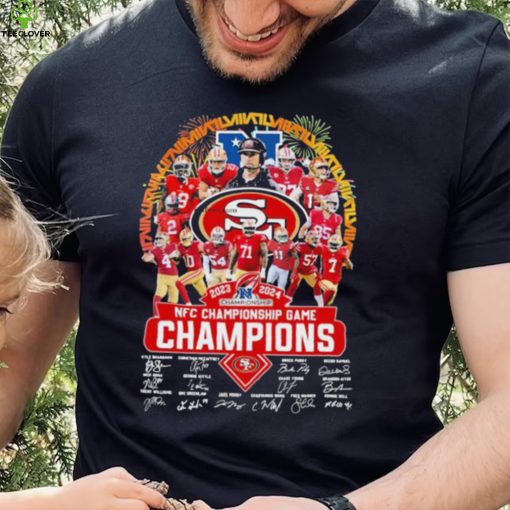 Official 2023 2024 NFC Championship Game Champions San Francisco 49ers T Shirt