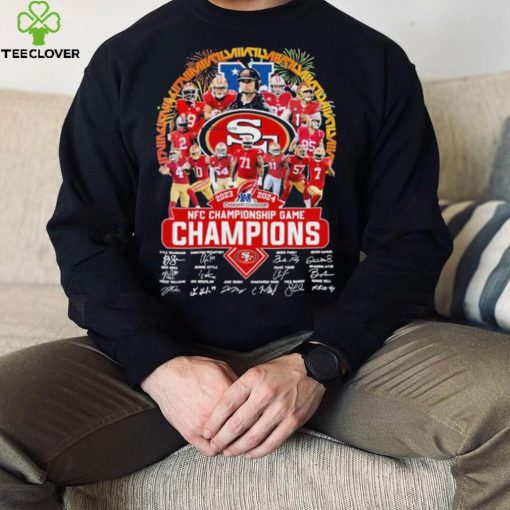 Official 2023 2024 NFC Championship Game Champions San Francisco 49ers T Shirt