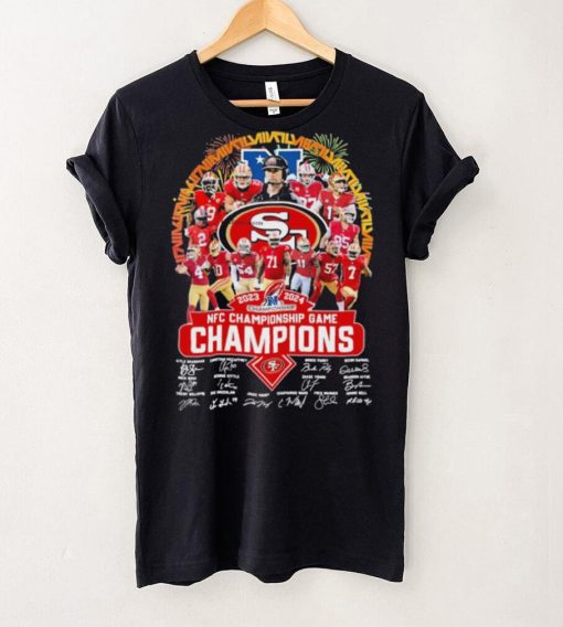 Official 2023 2024 NFC Championship Game Champions San Francisco 49ers T Shirt