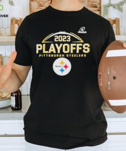 Official 2023 2024 NFL playoffs Pittsburgh Steelers logo T shirt