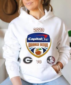 Official 2023 Capital One Orange Bowl Georgia Vs Florida State College Football Bowl Logo Shirt