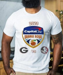 Official 2023 Capital One Orange Bowl Georgia Vs Florida State College Football Bowl Logo Shirt