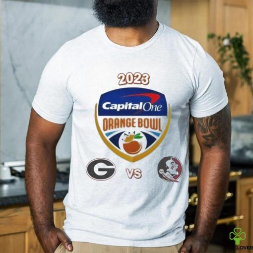 Official 2023 Capital One Orange Bowl Georgia Vs Florida State College Football Bowl Logo Shirt