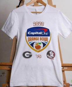 Official 2023 Capital One Orange Bowl Georgia Vs Florida State College Football Bowl Logo Shirt