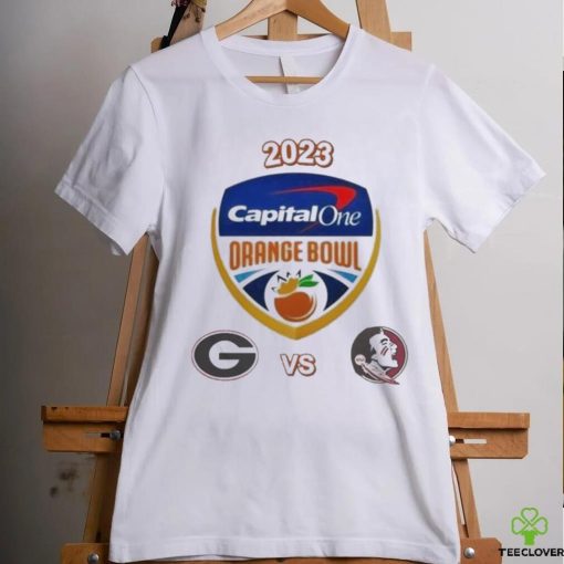 Official 2023 Capital One Orange Bowl Georgia Vs Florida State College Football Bowl Logo Shirt