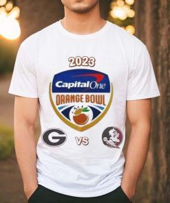 Official 2023 Capital One Orange Bowl Georgia Vs Florida State College Football Bowl Logo Shirt