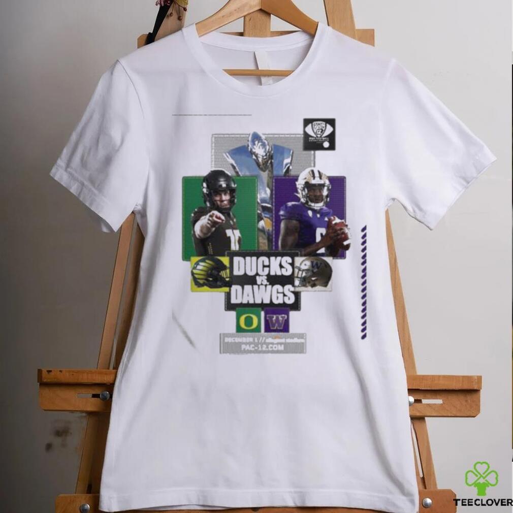 Official 2023 Pac 12 Championship Dawgs Vs Ducks T Shirt Official 2023 Pac 12 Championship Dawgs Vs Ducks T Shirt