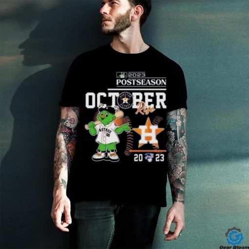 Official 2023 Postseason Houston Astros October Rise 2 Sided Unisex T Shirt