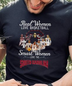 Official 2023 Real Women Love Basketball Smart Women Love The South Carolina Gamecocks Women’s Basketball Shirt