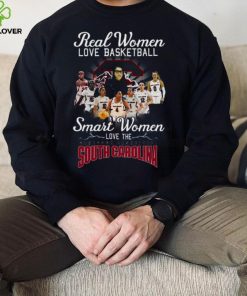 Official 2023 Real Women Love Basketball Smart Women Love The South Carolina Gamecocks Women’s Basketball Shirt