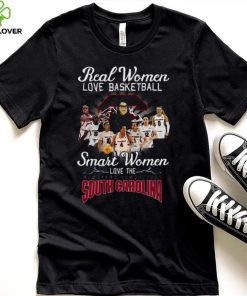 Official 2023 Real Women Love Basketball Smart Women Love The South Carolina Gamecocks Women’s Basketball Shirt