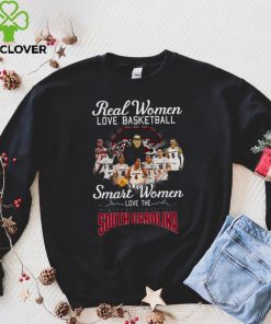 Official 2023 Real Women Love Basketball Smart Women Love The South Carolina Gamecocks Women’s Basketball Shirt