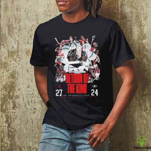 Official 2023 SEC Football Champions Alabama Crimson Tide Return Of The King Shirt