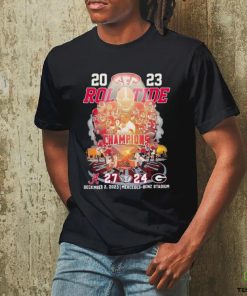 Official 2023 SEC Football Roll Tide Champions Alabama Crimson Tide 27 24 Georgia Bulldogs Shirt