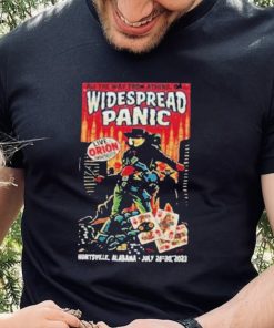 Official 2023 Widespread Panic Tour Huntsville Al Event Tee Shirt