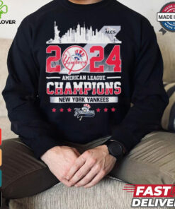 Official 2024 American League Champions New York Yankees T Shirt