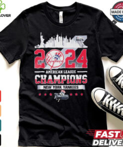 Official 2024 American League Champions New York Yankees T Shirt