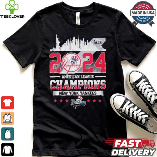 Official 2024 American League Champions New York Yankees T Shirt