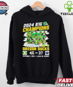 Official 2024 Big 10 Champion Oregon Ducks Unisex T Shirt