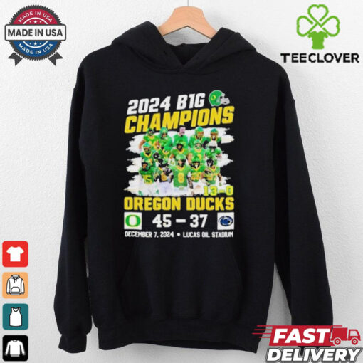 Official 2024 Big 10 Champion Oregon Ducks Unisex T Shirt