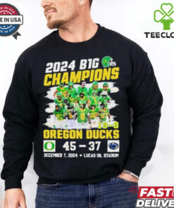Official 2024 Big 10 Champion Oregon Ducks Unisex T Shirt