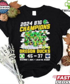Official 2024 Big 10 Champion Oregon Ducks Unisex T Shirt