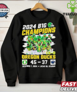 Official 2024 Big 10 Champion Oregon Ducks Unisex T Shirt