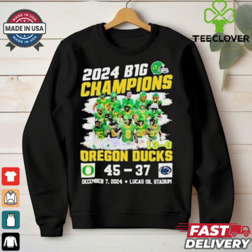 Official 2024 Big 10 Champion Oregon Ducks Unisex T Shirt