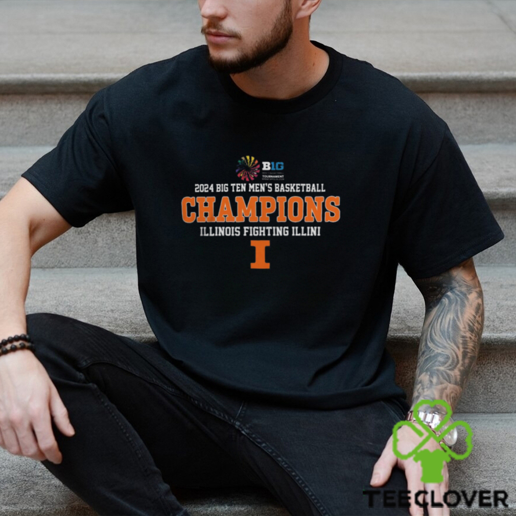 Official 2024 Big Ten Men’s Basketball Tournament Conference Champions Illinois Fighting Illini Shirt Official 2024 Big Ten Men’s Basketball Tournament Conference Champions Illinois Fighting Illini Shirt
