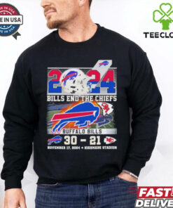 Official 2024 Bills End The Chiefs Buffalo Bills 30 21 Kansas City Chiefs shirt