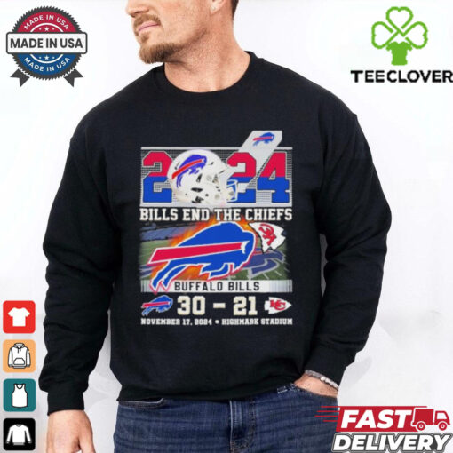 Official 2024 Bills End The Chiefs Buffalo Bills 30 21 Kansas City Chiefs shirt