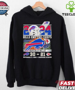 Official 2024 Bills End The Chiefs Buffalo Bills 30 21 Kansas City Chiefs shirt