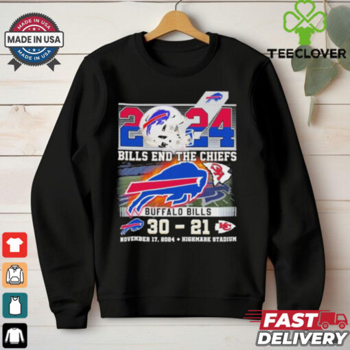 Official 2024 Bills End The Chiefs Buffalo Bills 30 21 Kansas City Chiefs shirt