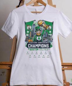 Official 2024 Boston Celtics Eastern Conference Champions Fan Celebrating T Shirt