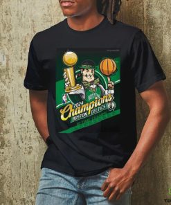 Official 2024 Boston Celtics Mascot 18 Time NBA Finals Champions t shirt