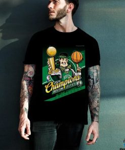 Official 2024 Boston Celtics Mascot 18 Time NBA Finals Champions t shirt