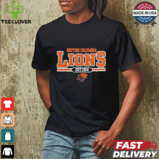 Official 2024 British Columbia Lions Black T Shirt