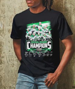 Official 2024 Central Division Champions Dallas Stars Team Signatures Shirt