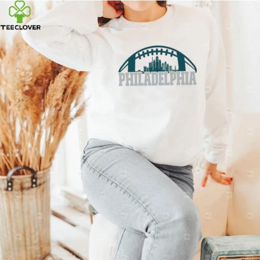 Official 2024 City Philadelphia Football Skyline For Fan T Shirt