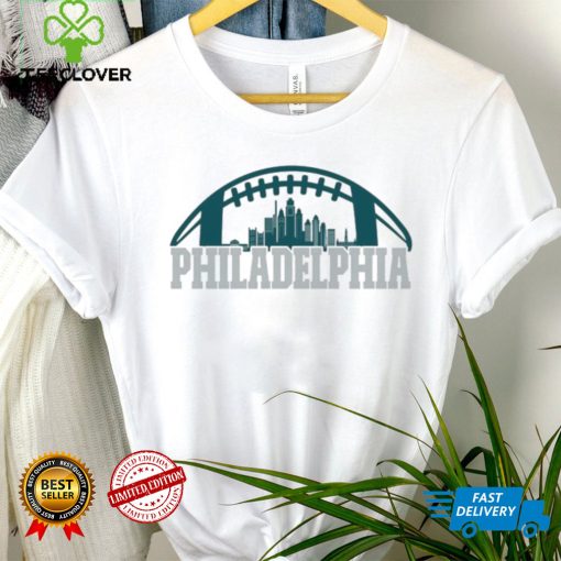 Official 2024 City Philadelphia Football Skyline For Fan T Shirt