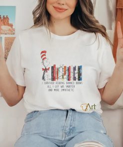 Official 2024 Dr Deuss I Survived Reading Banned Books And I Got Smarter And Empathetic Shirt