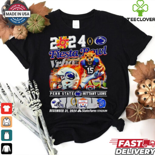 Official 2024 Fiesta Bowl Vrbo Penn State Nittany Lions mascot shirt