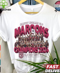 Official 2024 Harvey Norman QLD Maroons Champions shirt