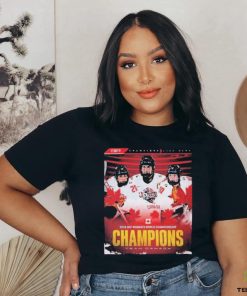 Official 2024 IIHF Women’s World Championship Team Canada Champions Shirt