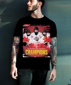 Official 2024 IIHF Women’s World Championship Team Canada Champions Shirt