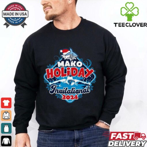 Official 2024 MAKO Swimming Holiday Invitational Shirt