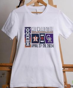 Official 2024 MLB World Tour Mexico City Series Houston Astros vs. Colorado Rockies April 27 28, 2024 Shirt
