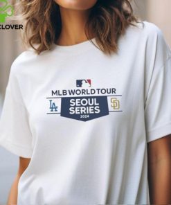 Official 2024 MLB World Tour Seoul Series Heather Gray Matchup T Shirt